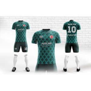 Dijital Baskı Erkek Futbol Forma - 165